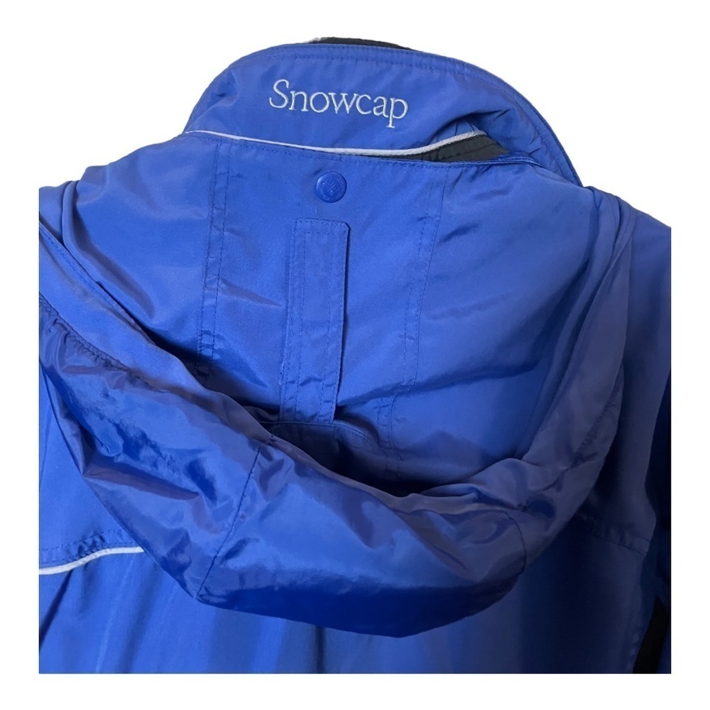 Columbia Sportswear Blue Snowcap Ski Snowboard Jacket Snap-Zip Lined L - Picture 9 of 11